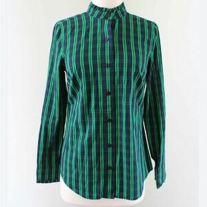 Vineyard Vines Tartan Blouse/Button Down Shirt size 6
